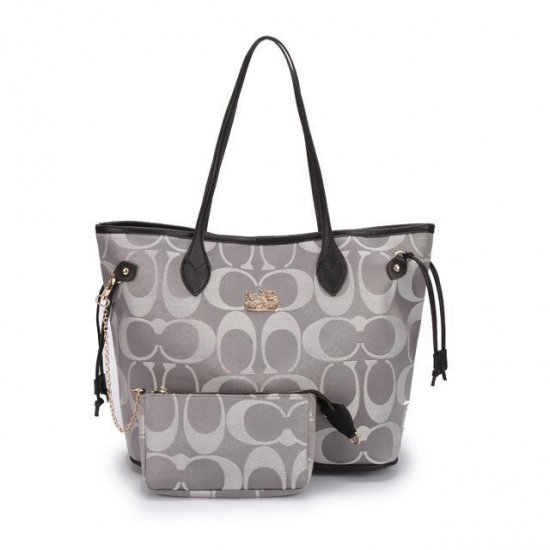 Coach Legacy In Monogram Medium Grey Totes DCG | Women